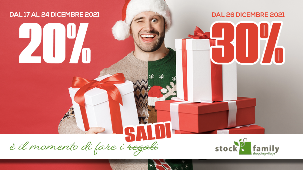 Saldi Natale 2021 | Stock Family Outlet